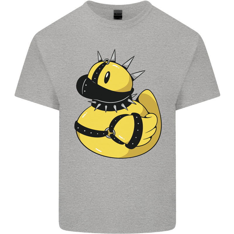 BDSM Rubber Duck Funny Bondage Kids T-Shirt Childrens Sports Grey