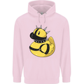BDSM Rubber Duck Funny Bondage Mens 80% Cotton Hoodie Light Pink