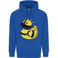BDSM Rubber Duck Funny Bondage Mens 80% Cotton Hoodie Royal Blue