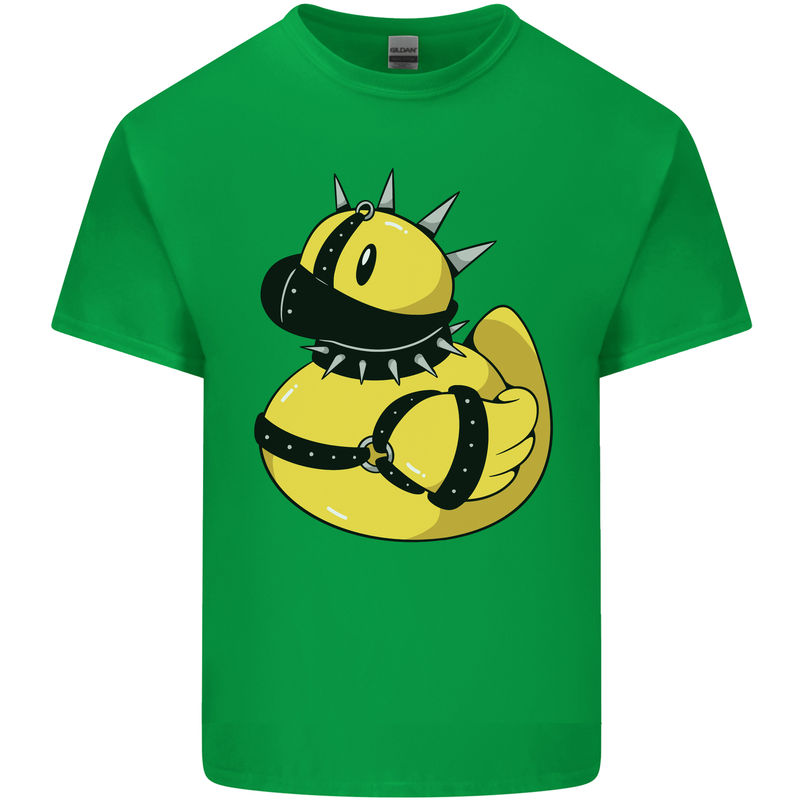 BDSM Rubber Duck Funny Bondage Mens Cotton T-Shirt Tee Top Irish Green