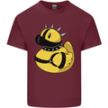 BDSM Rubber Duck Funny Bondage Mens Cotton T-Shirt Tee Top Maroon