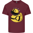 BDSM Rubber Duck Funny Bondage Mens Cotton T-Shirt Tee Top Maroon