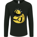 BDSM Rubber Duck Funny Bondage Mens Long Sleeve T-Shirt Black