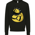 BDSM Rubber Duck Funny Bondage Mens Sweatshirt Jumper Black