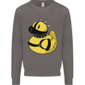 BDSM Rubber Duck Funny Bondage Mens Sweatshirt Jumper Charcoal