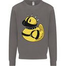 BDSM Rubber Duck Funny Bondage Mens Sweatshirt Jumper Charcoal