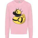 BDSM Rubber Duck Funny Bondage Mens Sweatshirt Jumper Light Pink