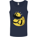 BDSM Rubber Duck Funny Bondage Mens Vest Tank Top Navy Blue