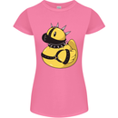 BDSM Rubber Duck Funny Bondage Womens Petite Cut T-Shirt Azalea