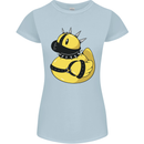 BDSM Rubber Duck Funny Bondage Womens Petite Cut T-Shirt Light Blue