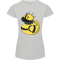 BDSM Rubber Duck Funny Bondage Womens Petite Cut T-Shirt Sports Grey