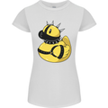 BDSM Rubber Duck Funny Bondage Womens Petite Cut T-Shirt White