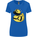BDSM Rubber Duck Funny Bondage Womens Wider Cut T-Shirt Royal Blue