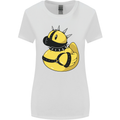 BDSM Rubber Duck Funny Bondage Womens Wider Cut T-Shirt White
