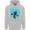 BMX Freestyle Cycling Bicycle Bike Childrens Kids Hoodie Sports Grey