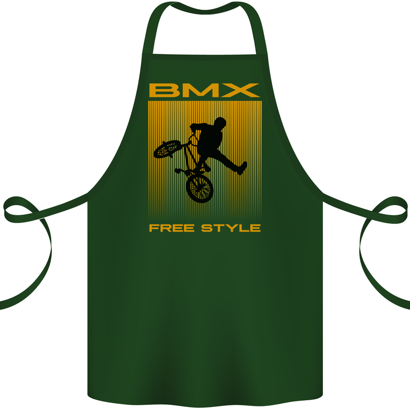 BMX Freestyle Cycling Bicycle Bike Cotton Apron 100% Organic Forest Green