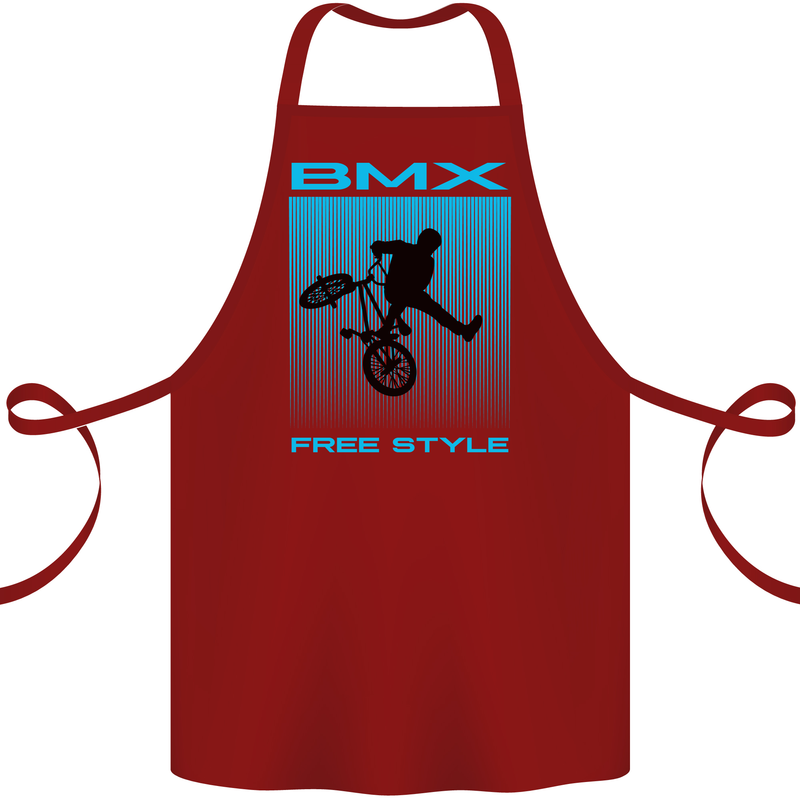 BMX Freestyle Cycling Bicycle Bike Cotton Apron 100% Organic Maroon