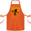 BMX Freestyle Cycling Bicycle Bike Cotton Apron 100% Organic Orange