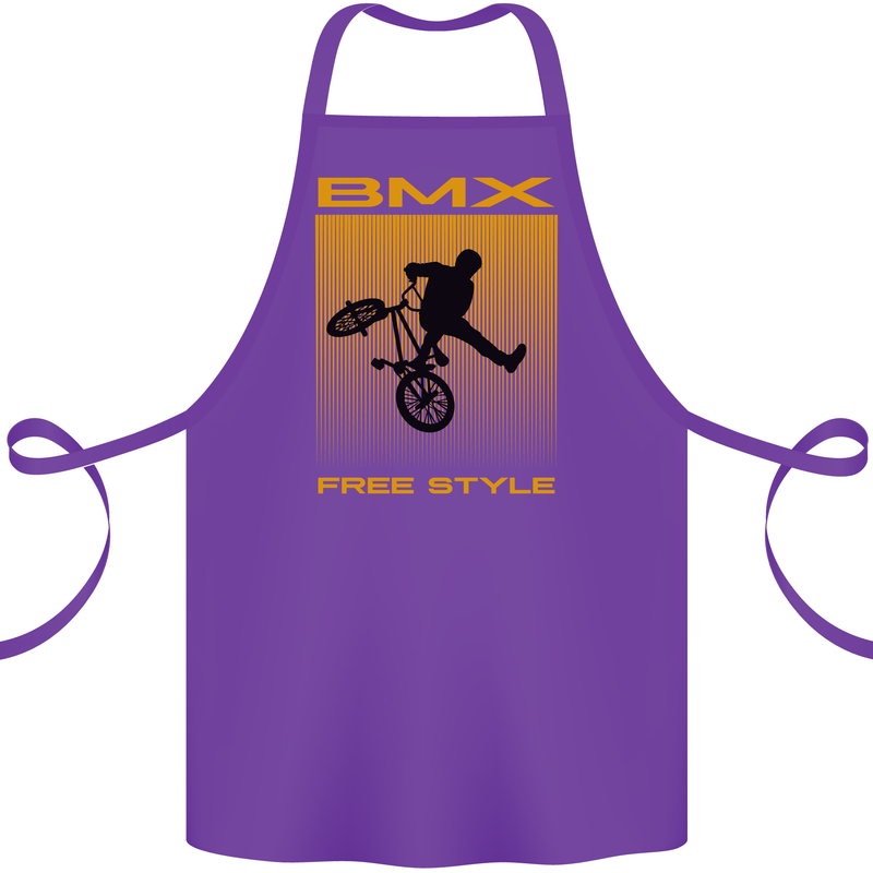 BMX Freestyle Cycling Bicycle Bike Cotton Apron 100% Organic Purple