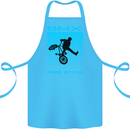 BMX Freestyle Cycling Bicycle Bike Cotton Apron 100% Organic Turquoise