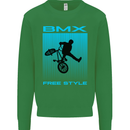 BMX Freestyle Cycling Bicycle Bike Kids Sweatshirt Jumper Irish Green