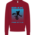 BMX Freestyle Cycling Bicycle Bike Kids Sweatshirt Jumper Red
