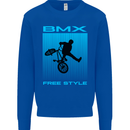 BMX Freestyle Cycling Bicycle Bike Kids Sweatshirt Jumper Royal Blue