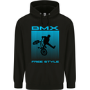 BMX Freestyle Cycling Bicycle Bike Mens 80% Cotton Hoodie Black