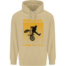 BMX Freestyle Cycling Bicycle Bike Mens 80% Cotton Hoodie Sand