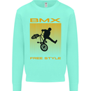 BMX Freestyle Cycling Bicycle Bike Mens Sweatshirt Jumper Peppermint