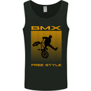 BMX Freestyle Cycling Bicycle Bike Mens Vest Tank Top Black