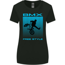 BMX Freestyle Cycling Bicycle Bike Womens Wider Cut T-Shirt Black