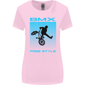 BMX Freestyle Cycling Bicycle Bike Womens Wider Cut T-Shirt Light Pink