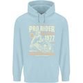 BMX Pro-Rider 1977 Cycling Bike Bicycle Childrens Kids Hoodie Light Blue