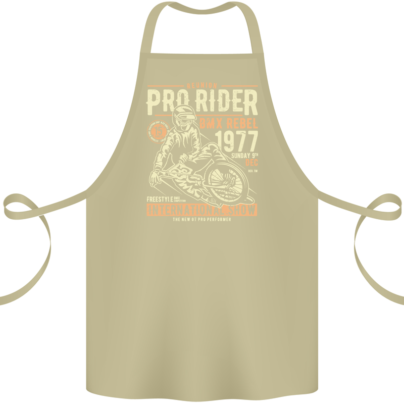 BMX Pro-Rider 1977 Cycling Bike Bicycle Cotton Apron 100% Organic Khaki