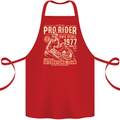BMX Pro-Rider 1977 Cycling Bike Bicycle Cotton Apron 100% Organic Red