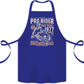 BMX Pro-Rider 1977 Cycling Bike Bicycle Cotton Apron 100% Organic Royal Blue
