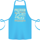 BMX Pro-Rider 1977 Cycling Bike Bicycle Cotton Apron 100% Organic Turquoise