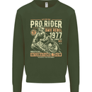 BMX Pro-Rider 1977 Cycling Bike Bicycle Kids Sweatshirt Jumper Forest Green