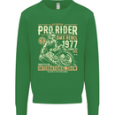 BMX Pro-Rider 1977 Cycling Bike Bicycle Kids Sweatshirt Jumper Irish Green