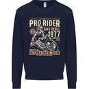 BMX Pro-Rider 1977 Cycling Bike Bicycle Kids Sweatshirt Jumper Navy Blue