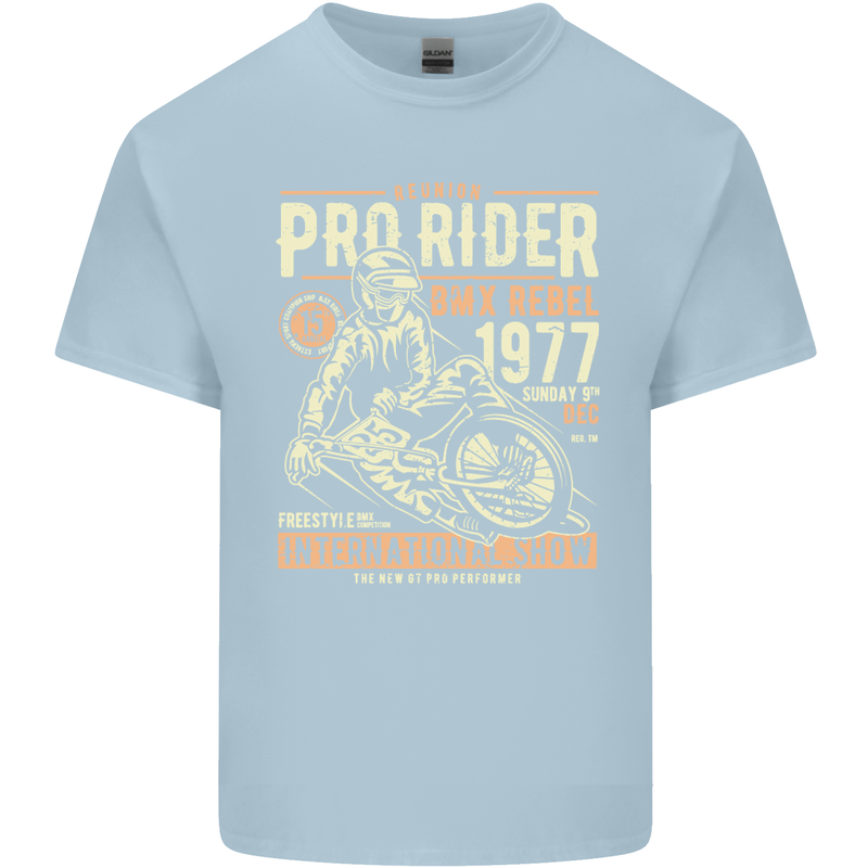 BMX Pro-Rider 1977 Cycling Bike Bicycle Kids T-Shirt Childrens Light Blue