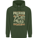 BMX Pro-Rider 1977 Cycling Bike Bicycle Mens 80% Cotton Hoodie Forest Green