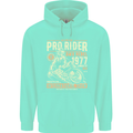 BMX Pro-Rider 1977 Cycling Bike Bicycle Mens 80% Cotton Hoodie Peppermint