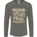 BMX Pro-Rider 1977 Cycling Bike Bicycle Mens Long Sleeve T-Shirt Charcoal