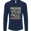 BMX Pro-Rider 1977 Cycling Bike Bicycle Mens Long Sleeve T-Shirt Navy Blue