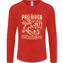 BMX Pro-Rider 1977 Cycling Bike Bicycle Mens Long Sleeve T-Shirt Red