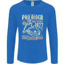BMX Pro-Rider 1977 Cycling Bike Bicycle Mens Long Sleeve T-Shirt Royal Blue