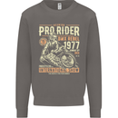 BMX Pro-Rider 1977 Cycling Bike Bicycle Mens Sweatshirt Jumper Charcoal