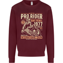 BMX Pro-Rider 1977 Cycling Bike Bicycle Mens Sweatshirt Jumper Maroon
